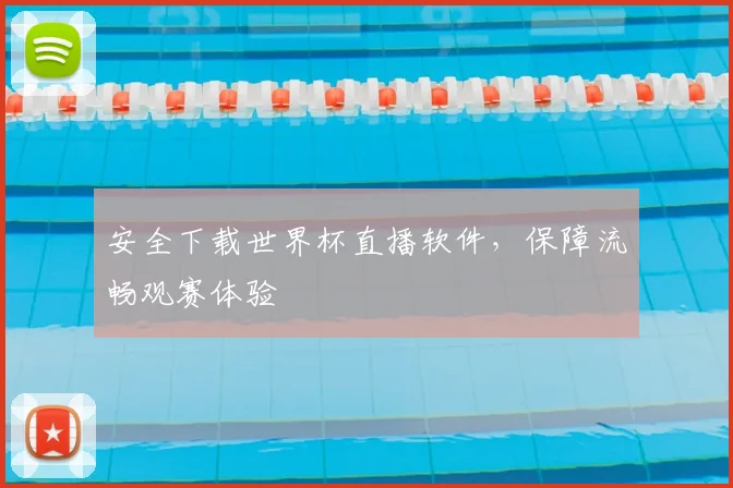 安全下载世界杯直播软件，保障流畅观赛体验